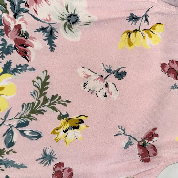 Loft Girls 5/6 Floral Shift Dress Lightweight Bloomcore Girly Chic Garden Party - Picture 7 of 8